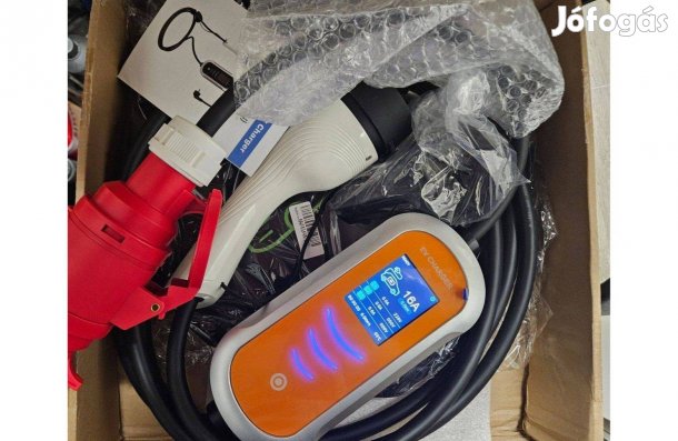 Eladó új 5m Wi-Fi EV töltő Type 2 3 fázis (11KW) 8-16A elektromos járm