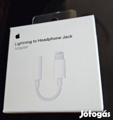 Eladó új Apple Lightning-adapter, iphone 3,5 mm jack adapter