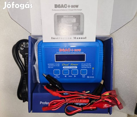 Eladó új B6AC+ AC/DC 80W Battery Charger Balance Discharger