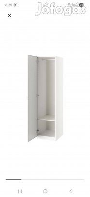 Eladó új IKEA Gardróbszekrény 50x60x236