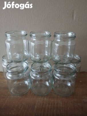 Eladó új, 220 ml-es befőttes üveg!