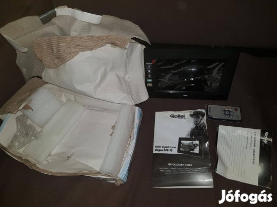 Eladó új! Rollei Degas DPF-70 digitális képnézegető