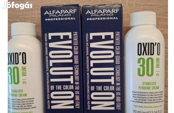 Eladó új bontatlan 2 doboz Alfaparf Milano Evolution hajfesték 2db oxi