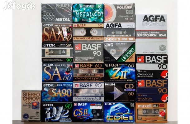 Eladó új bontatlan Chrom + Metal audio kazetta / magnókazetta