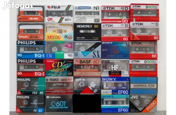 Eladó új bontatlan audio kazetta / magnókazetta