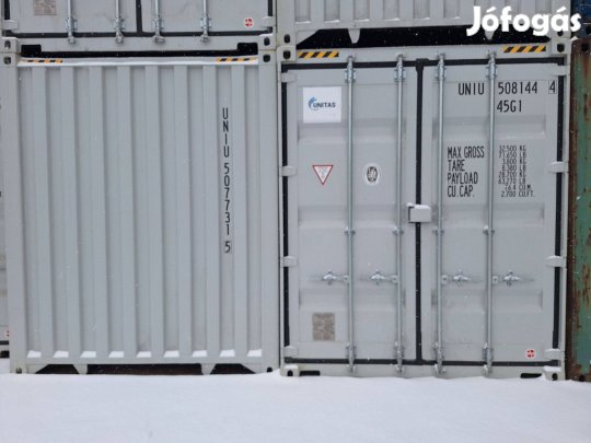 Eladó új-egyutas 40HC magasított raktárkonténerek