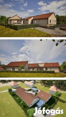 Eladó új építésű 3 szoba+nappalis ház