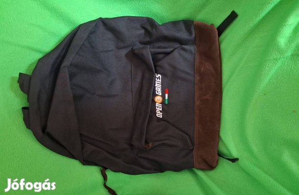 Eladó új fekete Open Games hátizsák