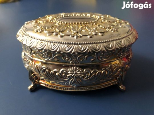 Eladó új fém díszes ékszertartó