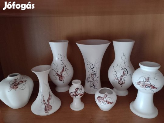 Eladó új kerámia váza gyertyatartó stb kollekcios Zalaegerszegen