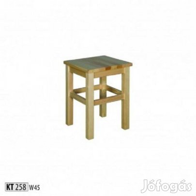 Eladó új tömör borovi fenyőből készült masszív gyönyörű hokedli