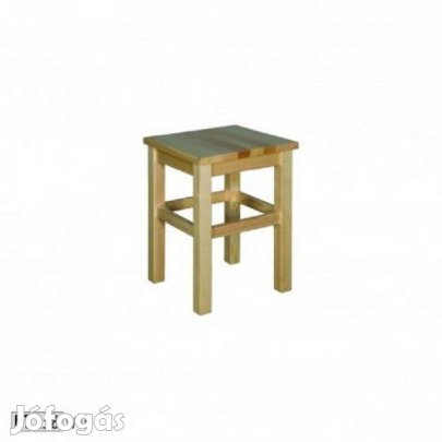 Eladó új tömör borovi fenyőből készült masszív gyönyörű hokedli