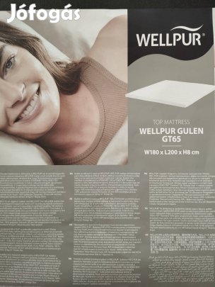 Eladó új wellpur fedőmatrac