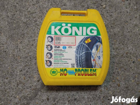 Eladó újszerű König mod.T2 hólánc 12 mm-es