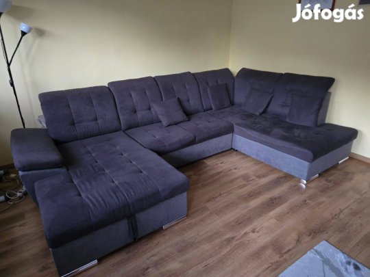 Eladó újszerű U alakú ülőgarnitúra