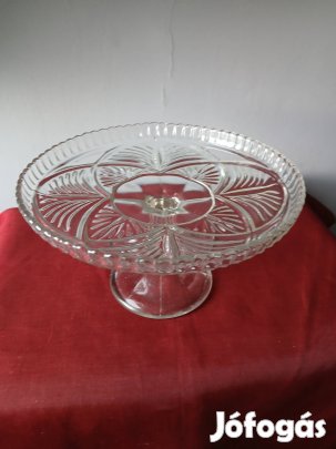 Eladó üveg tortatál