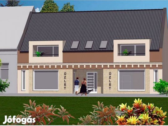 Eladó üzlet új építésű társasházban