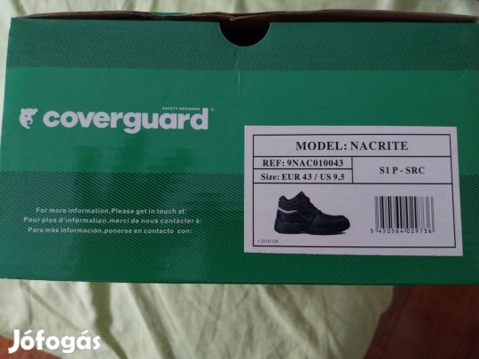 Eladó vadonat új coverguard munkavédelmi bakkancs
