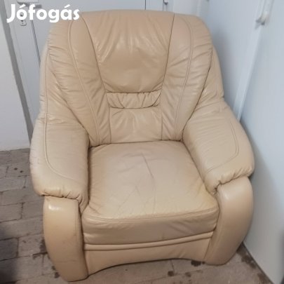 Eladó valódi bőrfotel 
