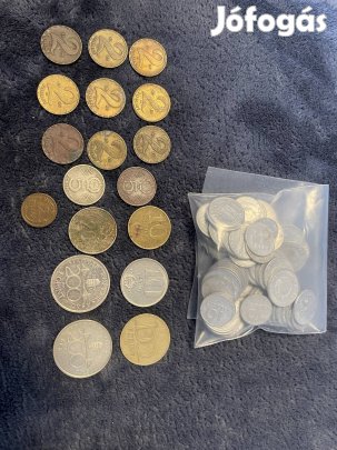 Eladó vegyes penz érme gyűjtemény
