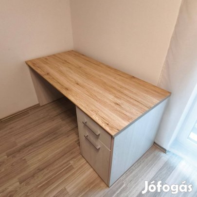 Eladó xxxlutz Mid.you 160x73cm fehér/tölgyfa íróasztal