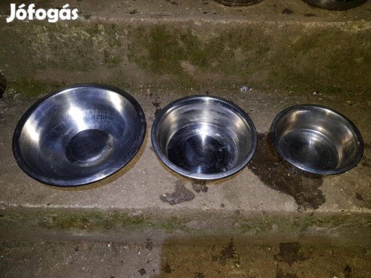 Eladók 3db kutyatál, macskatál