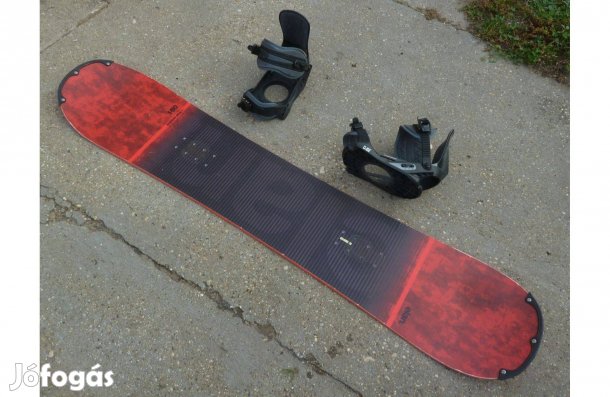 Elan wide Rocker snowboard lap (karc mentes talp) ,kötés eladó. Dombor