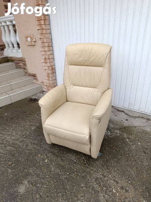 Elastoform eredeti német felállást segítő relax bőr fotel jó állapotba