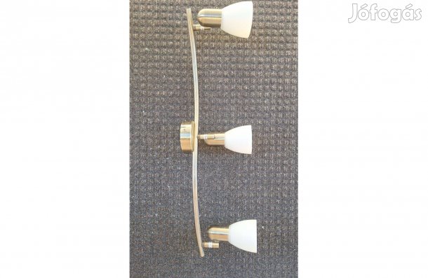 Eldó 3 fejes, rozsdamentes vázú mennyezeti lámpa