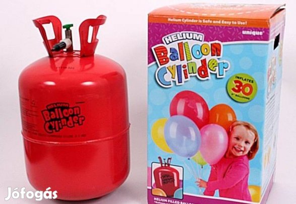 Eldobható hélium palack 50-60 lufihoz