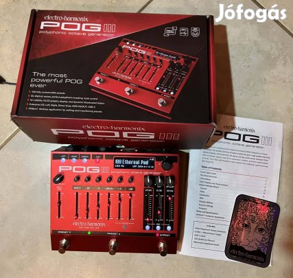 Electro-Harmonix Pog3 polifonikus oktáv pedál-olcsóbb lett!