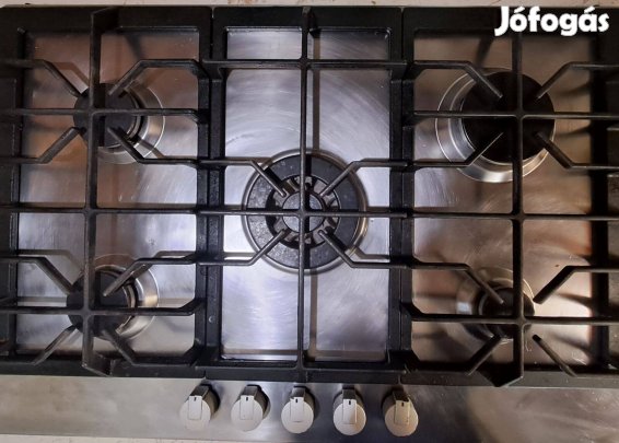 Electroluc gázfőzőlap, beépíthető, 5 zónás