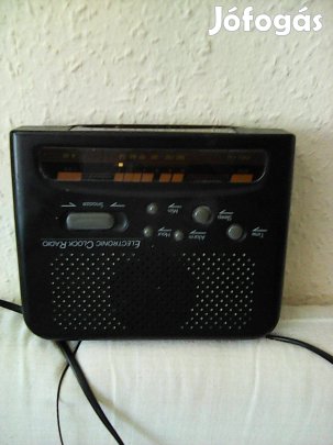 Electronic Clock Rádió 220 V-tos ébresztő órás