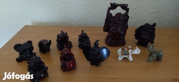 Elefánt, buddha figurák