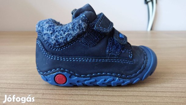 Elefanten 19-es fiú, bélelt, sötétkék, tépőzáras, őszi félcipő