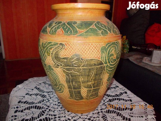Elefántos Váza 43 cm magas