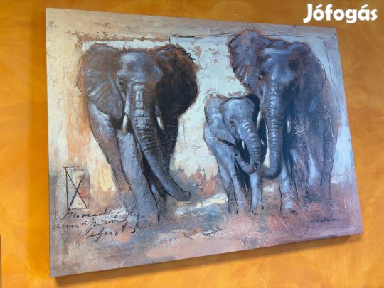 Elefántos kép, falikép