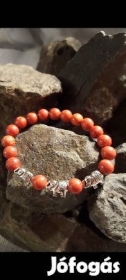 Elefántos korall karkötő