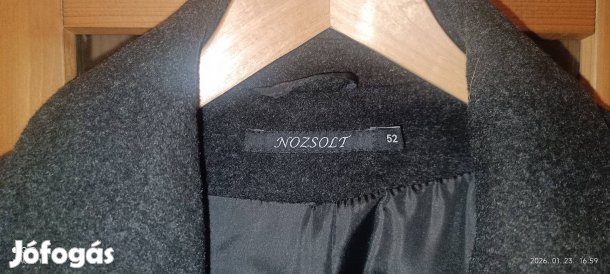 Elegáns Gyapjú szövetkabát, gyönyörű exkluzív darab. Utánvét 