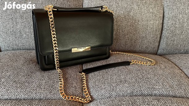 Elegáns Michael Kors bőr crossbody táska jade lánccal új állapotban