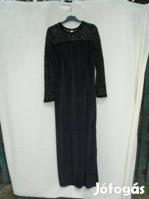 Elegáns, egyedi különleges, alkalmi fekete ruha