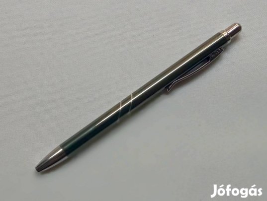 Elegáns, metálbarna, masszív, fém, klipszes golyóstoll * Új! * 190 Ft