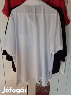 Elegáns, nagyméretű fehér női ing