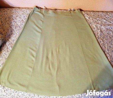 Elegáns, pasztell zöld szoknya 46-48