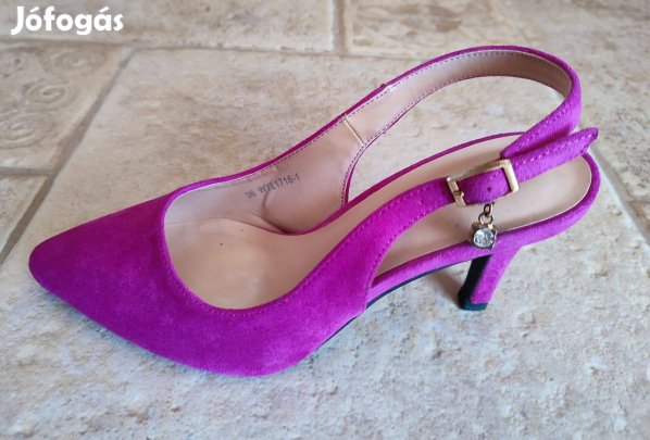 Elegáns, pink női szandál