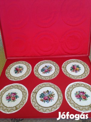 Elegáns ajándék: 6 db tűgobelin díszdobozban