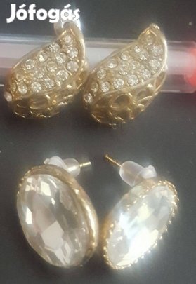 Elegáns arany színű fülbevaló Akció