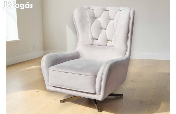 Elegáns exkluzív Bársony Plüss Forgó Fotel