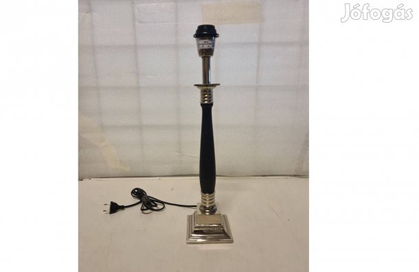 Elegáns ezüst és fekete asztali lámpa 50 cm , Light & Living