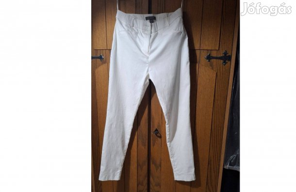 Elegáns fehér női nadrág 42-es méret